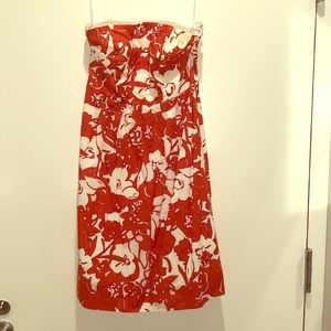 Limited Strapless floral sundress